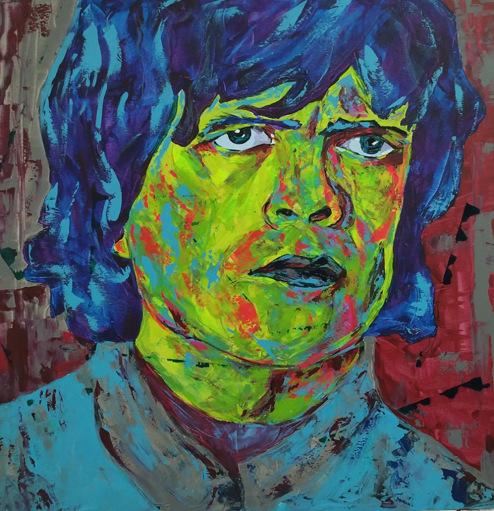 74_Tyrion Lannister.Game og Thrones, acrylic, 
canvas, 100 x 100, 2019
AVAILABLE
