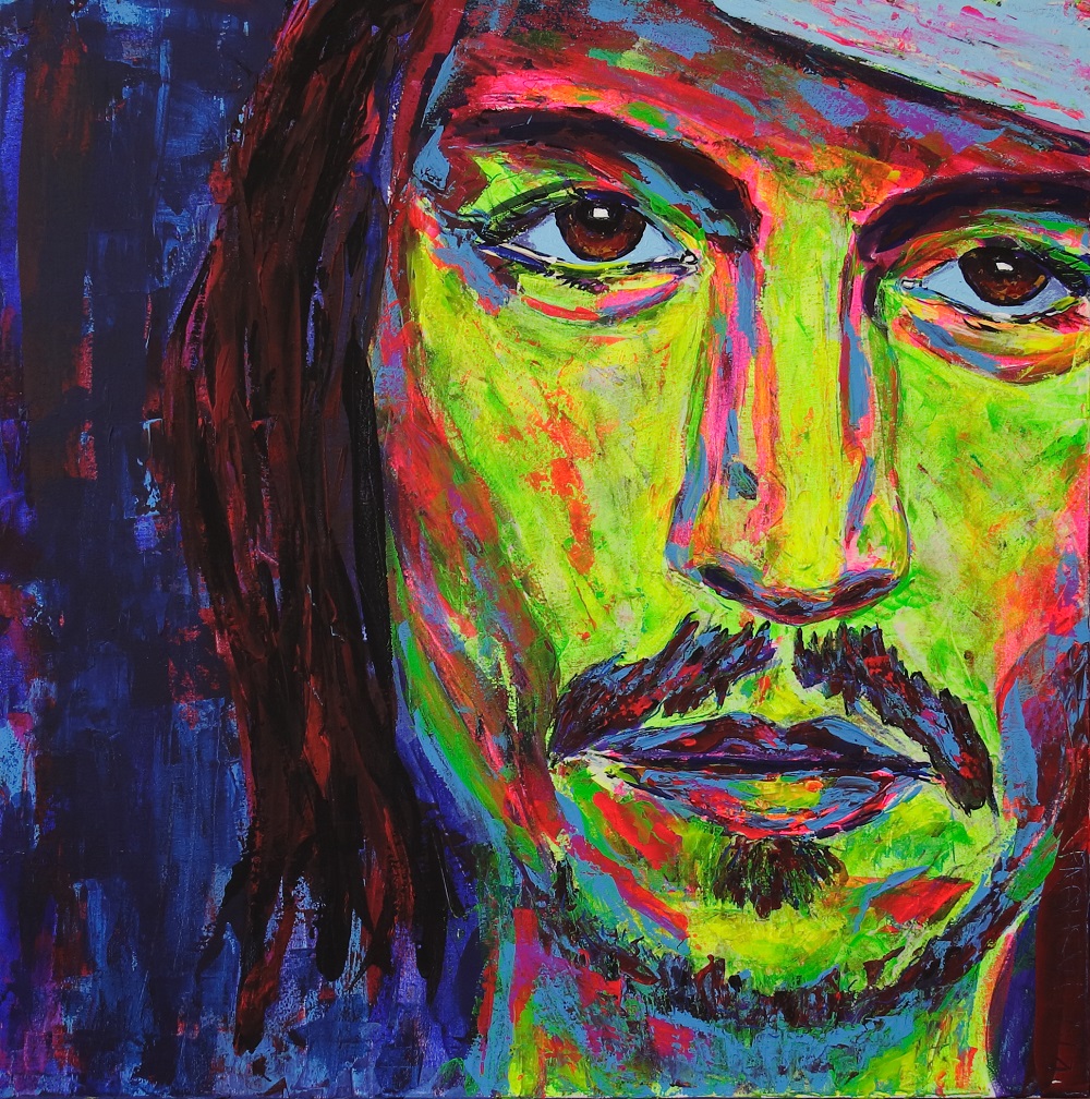 60_Clever. Johnny Depp, acrylic on canvas, 80x80, 2019
AVAILABLE