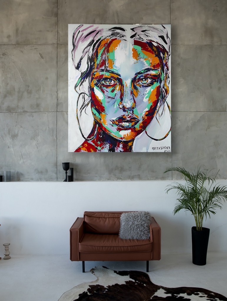 105F_Viktoriia Kartashova, No more hurt, canvas, 150x120 cm, 2021
AVAILABLE